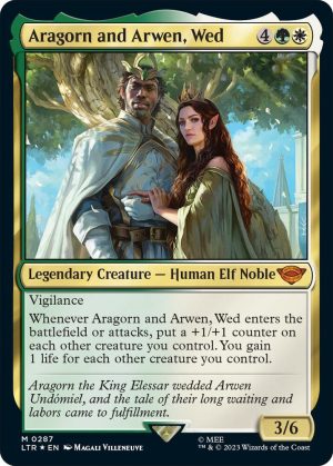 Aragorn and Arwen, Wed - 287: Universes Beyond: The Lord of the Rings: Tales of Middle-earth