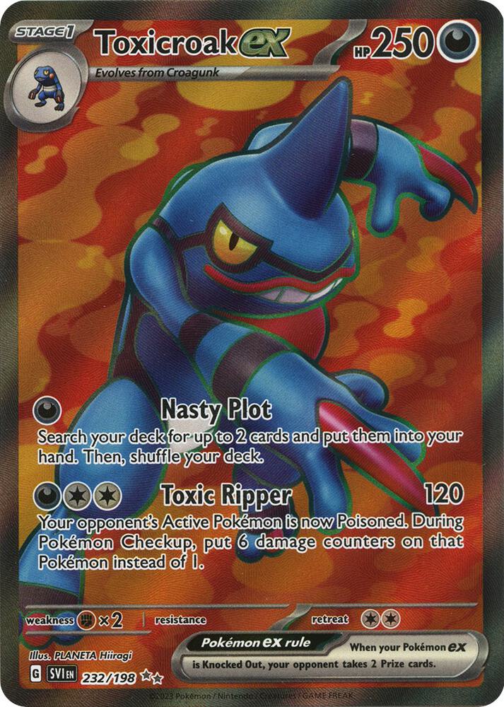 Toxicroak ex - 232/198: SV01: Scarlet & Violet Base Set