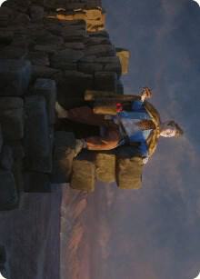 Pippin, Warden of Isengard Art Card - 66: Art Series: Universes Beyond: The Lord of the Rings: Tales of Middle-earth