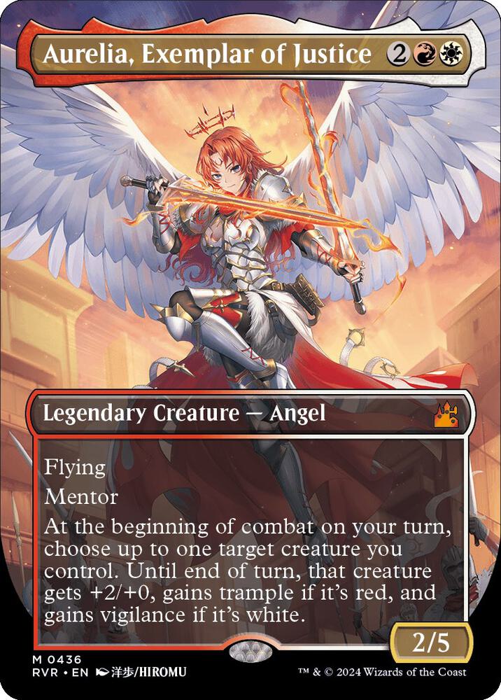Aurelia, Exemplar of Justice (Anime Borderless) - 436: Ravnica Remastered