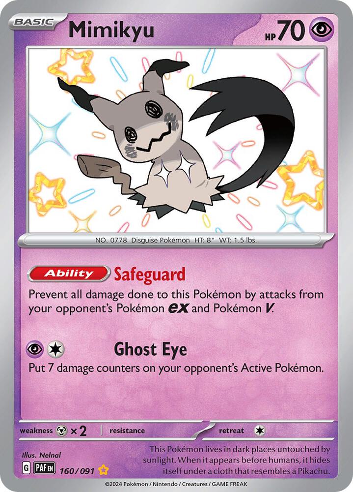 Mimikyu - 160/091: SV: Paldean Fates