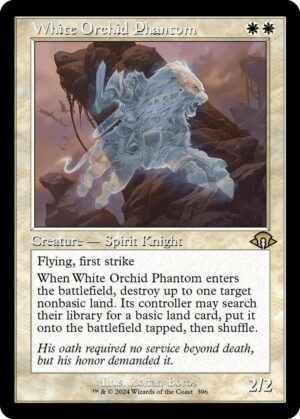 White Orchid Phantom (Retro Frame) - 396: Modern Horizons 3