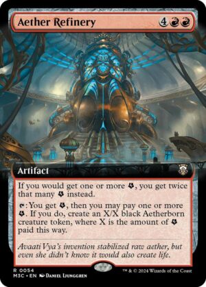 Aether Refinery (Extended Art) (Ripple Foil) - 54: Commander: Modern Horizons 3