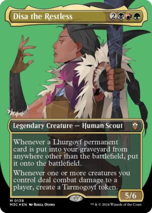 Disa the Restless (Borderless) (Ripple Foil) - 139: Commander: Modern Horizons 3