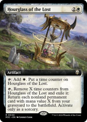 Hourglass of the Lost (Extended Art) (Ripple Foil) - 40: Commander: Modern Horizons 3
