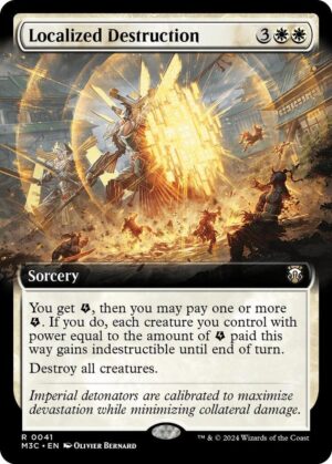 Localized Destruction (Extended Art) (Ripple Foil) - 41: Commander: Modern Horizons 3