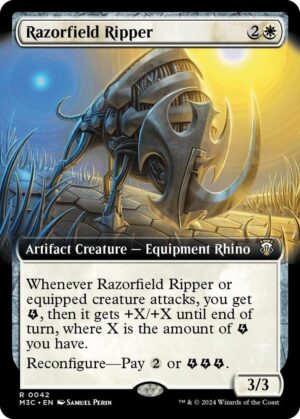Razorfield Ripper (Extended Art) (Ripple Foil) - 42: Commander: Modern Horizons 3