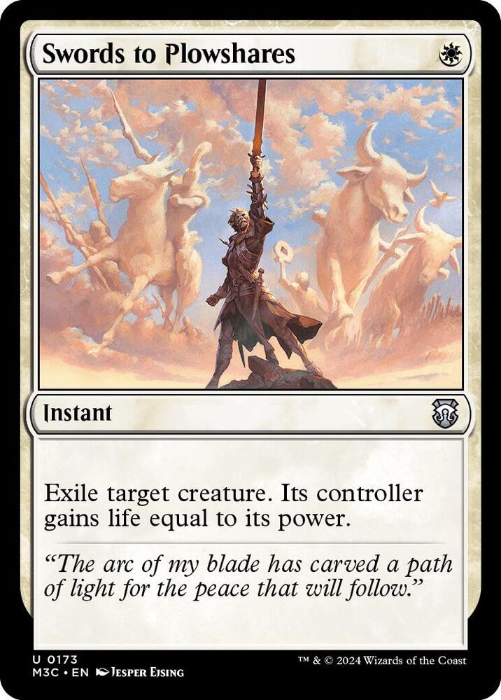 Swords to Plowshares (Ripple Foil) - 173: Commander: Modern Horizons 3