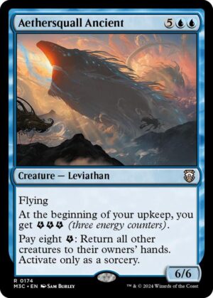 Aethersquall Ancient (Ripple Foil) - 174: Commander: Modern Horizons 3