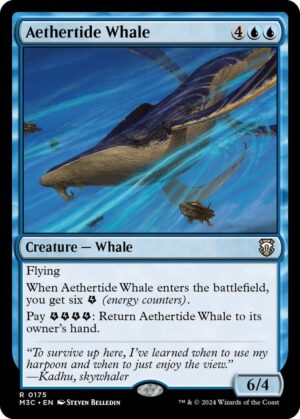 Aethertide Whale (Ripple Foil) - 175: Commander: Modern Horizons 3