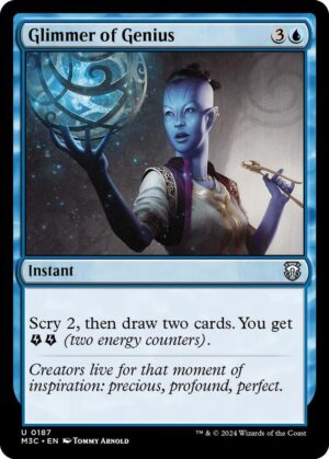 Glimmer of Genius (Ripple Foil) - 187: Commander: Modern Horizons 3