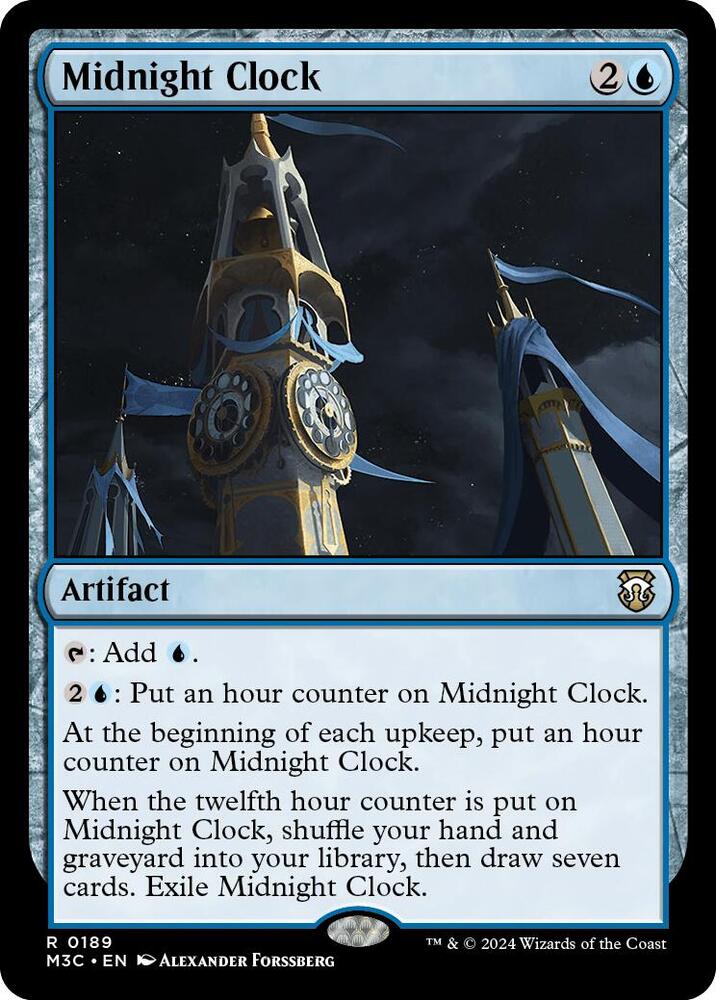 Midnight Clock (Ripple Foil) - 189: Commander: Modern Horizons 3