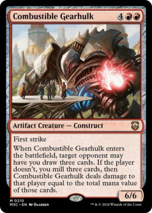 Combustible Gearhulk (Ripple Foil) - 210: Commander: Modern Horizons 3