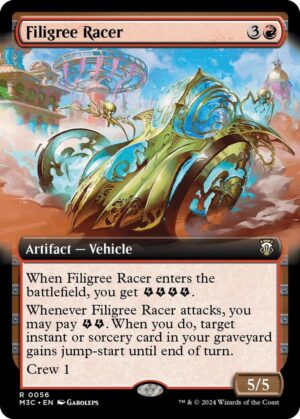 Filigree Racer (Extended Art) (Ripple Foil) - 56: Commander: Modern Horizons 3