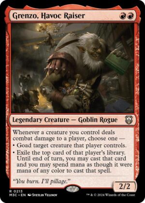 Grenzo, Havoc Raiser (Ripple Foil) - 213: Commander: Modern Horizons 3