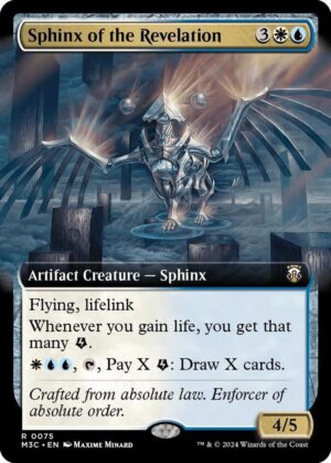 Sphinx of the Revelation (Extended Art) (Ripple Foil) - 75: Commander: Modern Horizons 3