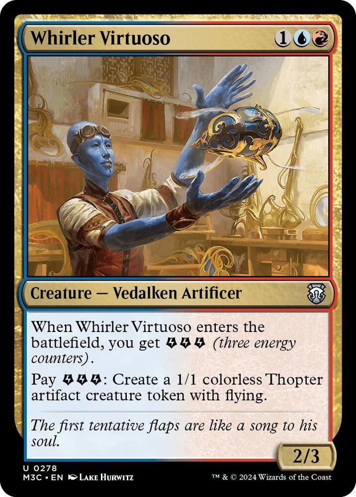 Whirler Virtuoso (Ripple Foil) - 278: Commander: Modern Horizons 3