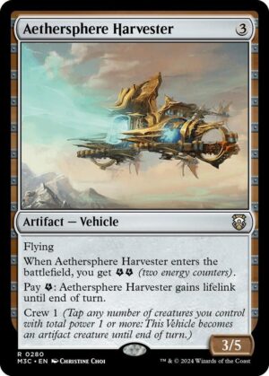 Aethersphere Harvester (Ripple Foil) - 280: Commander: Modern Horizons 3