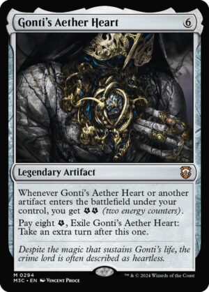 Gonti's Aether Heart (Ripple Foil) - 294: Commander: Modern Horizons 3