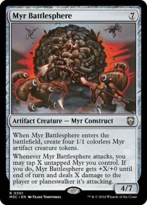 Myr Battlesphere  (Ripple Foil)- 301: Commander: Modern Horizons 3