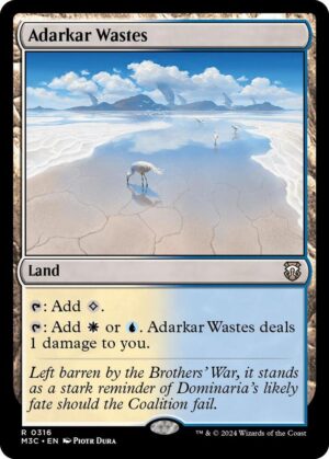 Adarkar Wastes (Ripple Foil) - 316: Commander: Modern Horizons 3