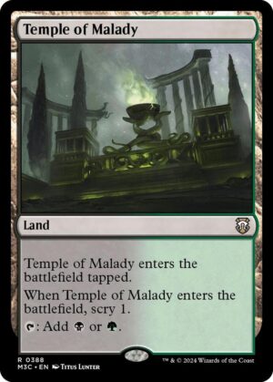 Temple of Malady (Ripple Foil) - 388: Commander: Modern Horizons 3