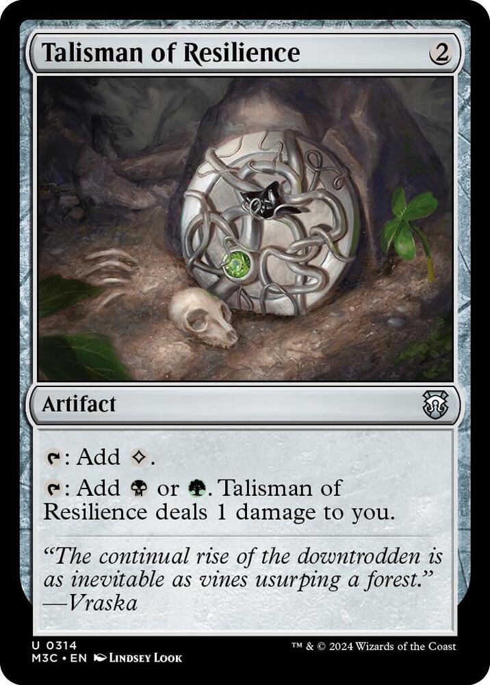 Talisman of Resilience (Ripple Foil) - 314: Commander: Modern Horizons 3