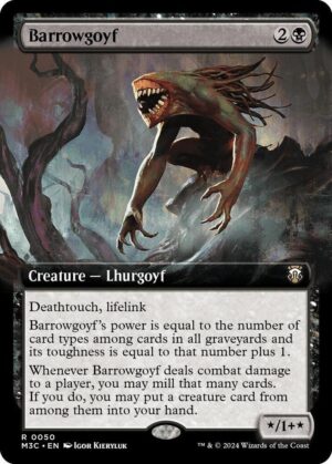Barrowgoyf (Extended Art) (Ripple Foil) - 50: Commander: Modern Horizons 3