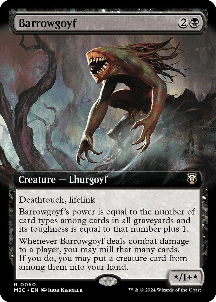 Barrowgoyf (Extended Art) (Ripple Foil) - 50: Commander: Modern Horizons 3