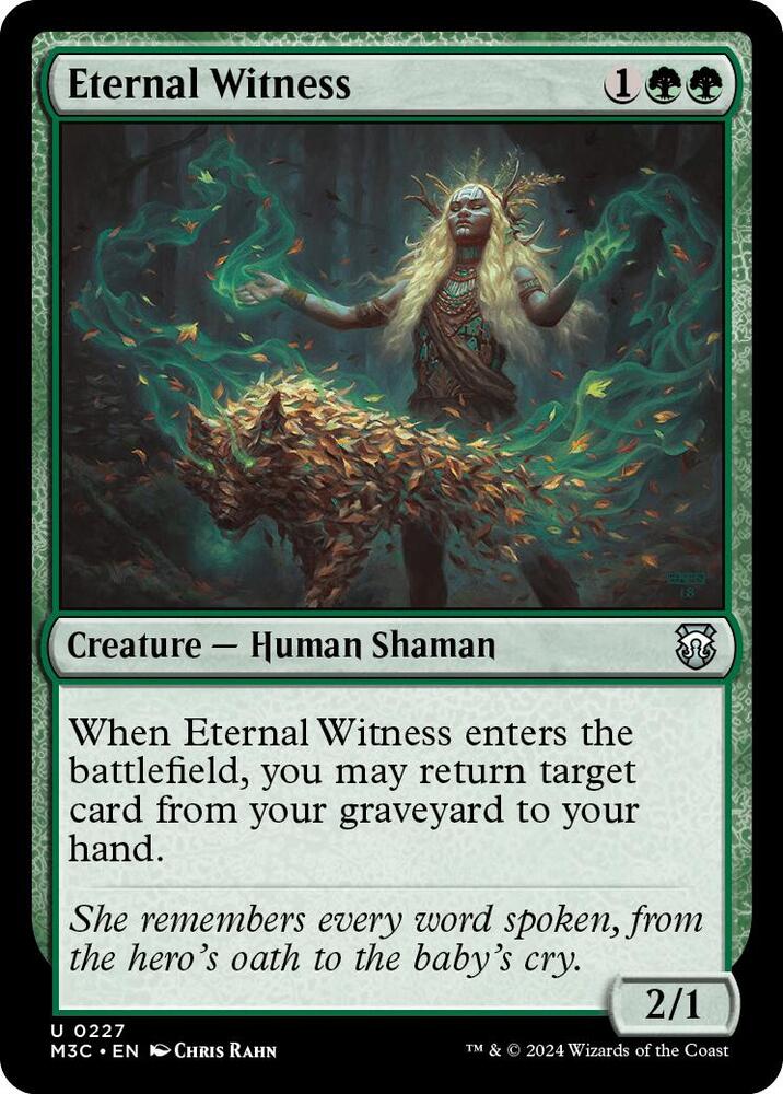 Eternal Witness (Ripple Foil) - 227: Commander: Modern Horizons 3