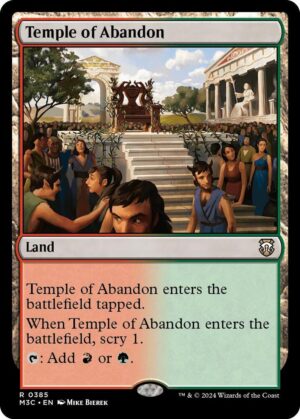 Temple of Abandon (Ripple Foil) - 385: Commander: Modern Horizons 3