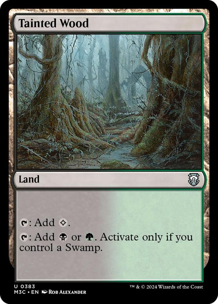 Tainted Wood (Ripple Foil) - 383: Commander: Modern Horizons 3