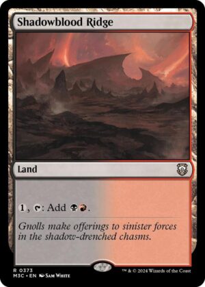 Shadowblood Ridge (Ripple Foil) - 373: Commander: Modern Horizons 3