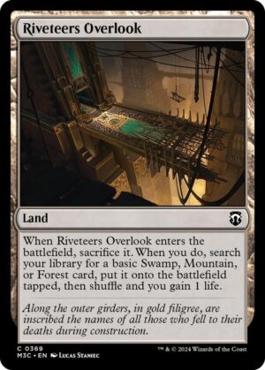 Riveteers Overlook (Ripple Foil) - 369: Commander: Modern Horizons 3