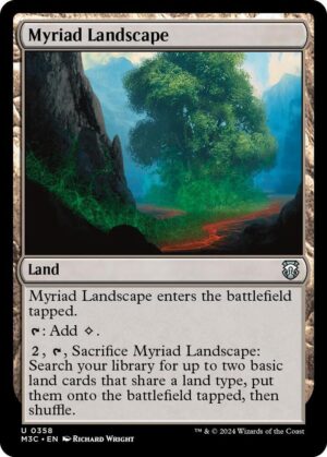 Myriad Landscape (Ripple Foil) - 358: Commander: Modern Horizons 3