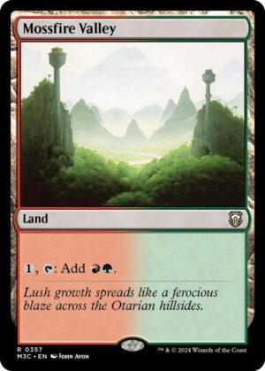 Mossfire Valley (Ripple Foil) - 357: Commander: Modern Horizons 3