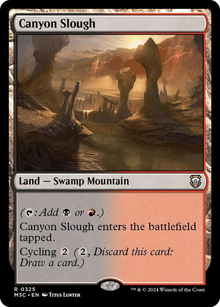Canyon Slough (Ripple Foil) - 325: Commander: Modern Horizons 3