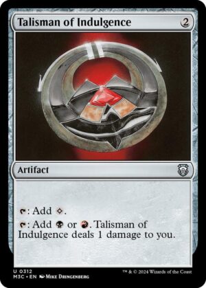 Talisman of Indulgence (Ripple Foil) - 312: Commander: Modern Horizons 3
