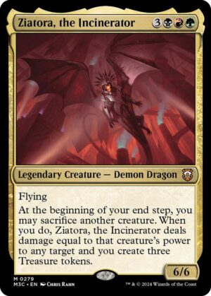 Ziatora, the Incinerator (Ripple Foil) - 279: Commander: Modern Horizons 3