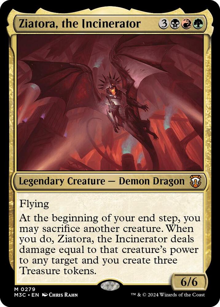 Ziatora, the Incinerator (Ripple Foil) - 279: Commander: Modern Horizons 3