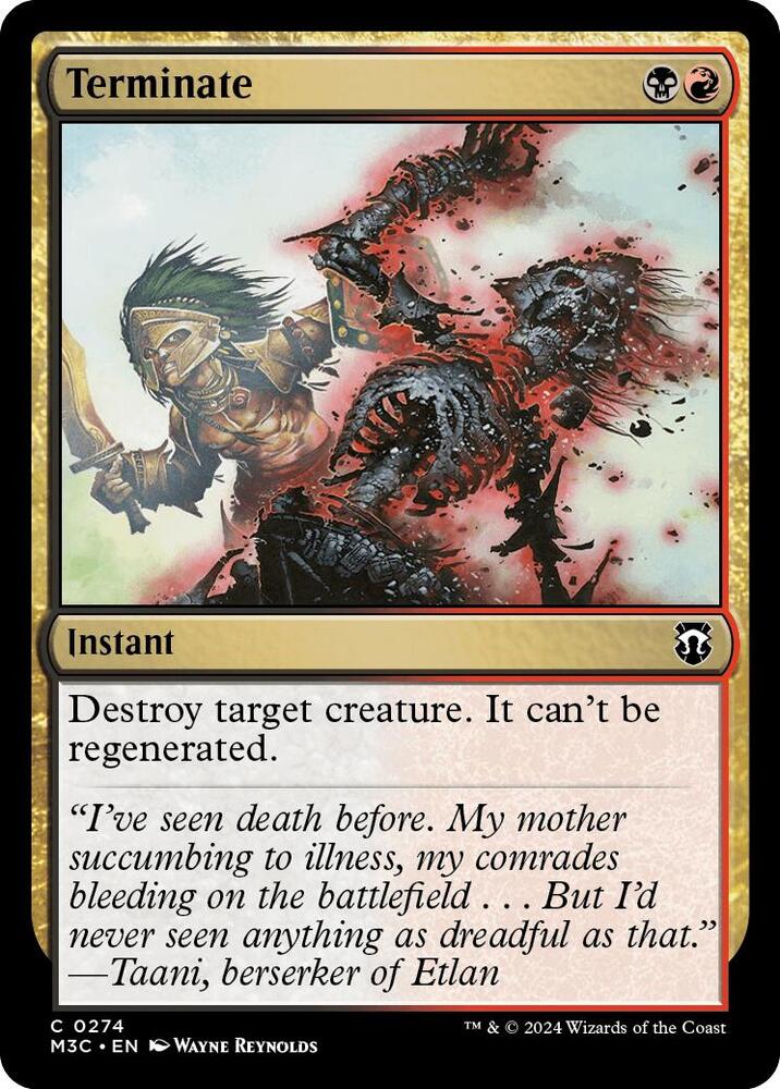 Terminate (Ripple Foil) - 274: Commander: Modern Horizons 3