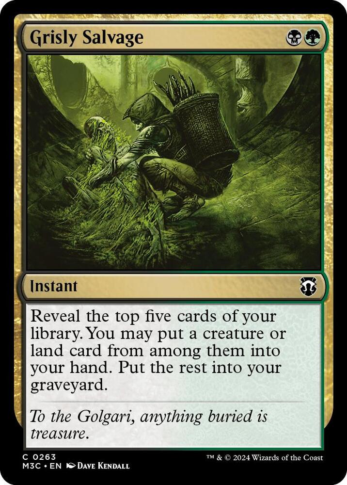Grisly Salvage (Ripple Foil) - 263: Commander: Modern Horizons 3