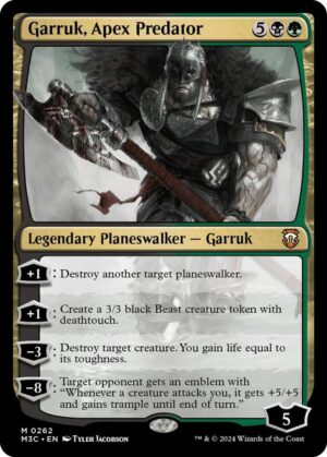 Garruk, Apex Predator (Ripple Foil) - 262: Commander: Modern Horizons 3