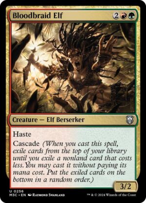 Bloodbraid Elf (Ripple Foil) - 256: Commander: Modern Horizons 3