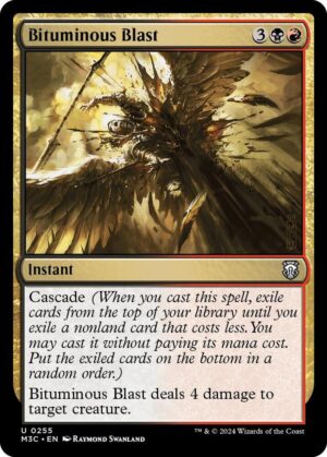 Bituminous Blast (Ripple Foil) - 255: Commander: Modern Horizons 3