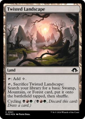 Twisted Landscape (Ripple Foil) - 521: Modern Horizons 3