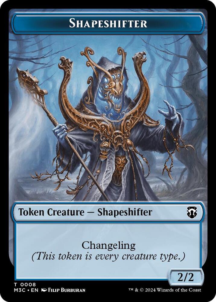 Shapeshifter (0008) (Ripple Foil) // Dragon Double - 8 // 12: Commander: Modern Horizons 3