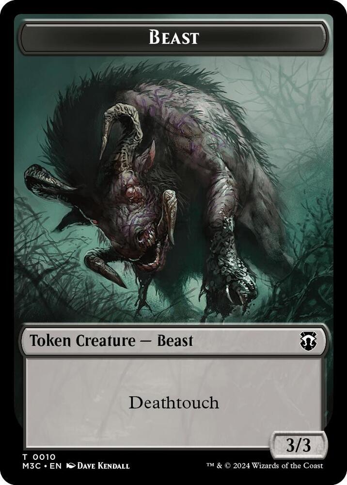 Beast (0010) (Ripple Foil) // Shapeshifter (0008) Double - 10 // 8: Commander: Modern Horizons 3