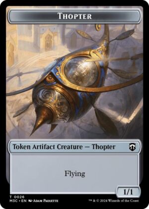 Thopter (Ripple Foil) // Copy Double - 26 // 1: Commander: Modern Horizons 3