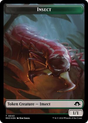 Insect (0043) (Ripple Foil) // Zombie Double - 43 // 21: Modern Horizons 3
